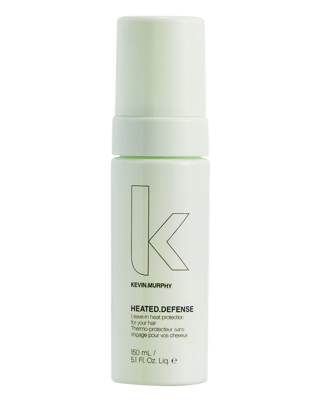 Kevin Murphy Heated Defense leave-in foam creates a protective barrier against heated styling tools 150ml